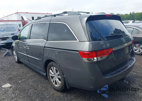 2014 Honda Odyssey Ex-L from USA, damaged, VIN 5FNRL5H67EB006164